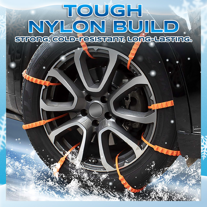 2026 Winter Hot Sale🔥 Universal Anti-skid Nylon Tire Chains