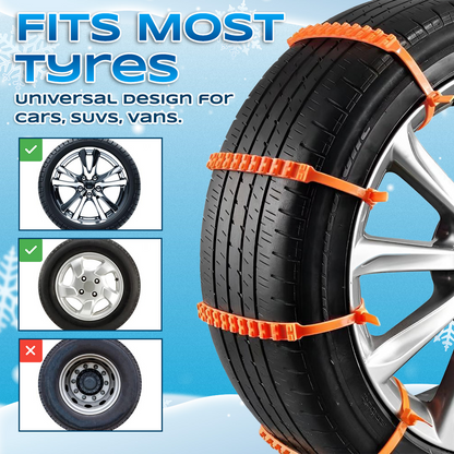 2026 Winter Hot Sale🔥 Universal Anti-skid Nylon Tire Chains