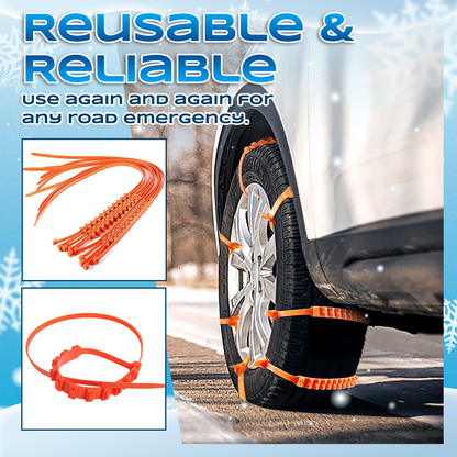 2026 Winter Hot Sale🔥 Universal Anti-skid Nylon Tire Chains
