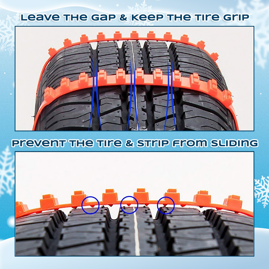 2026 Winter Hot Sale🔥 Universal Anti-skid Nylon Tire Chains