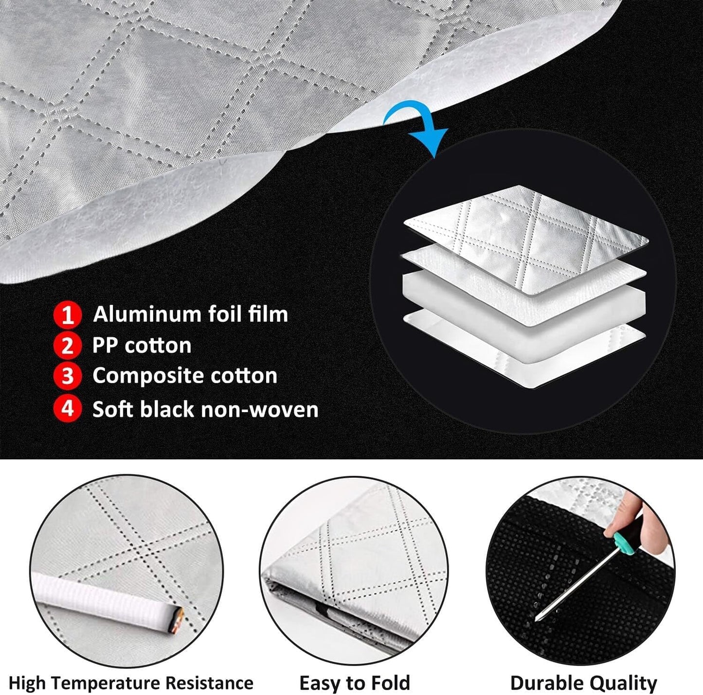 Windshield Savior: Magnetic Snow & Sun Shield - Ice-Free in Seconds! ❄️