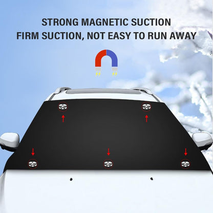 Windshield Savior: Magnetic Snow & Sun Shield - Ice-Free in Seconds! ❄️