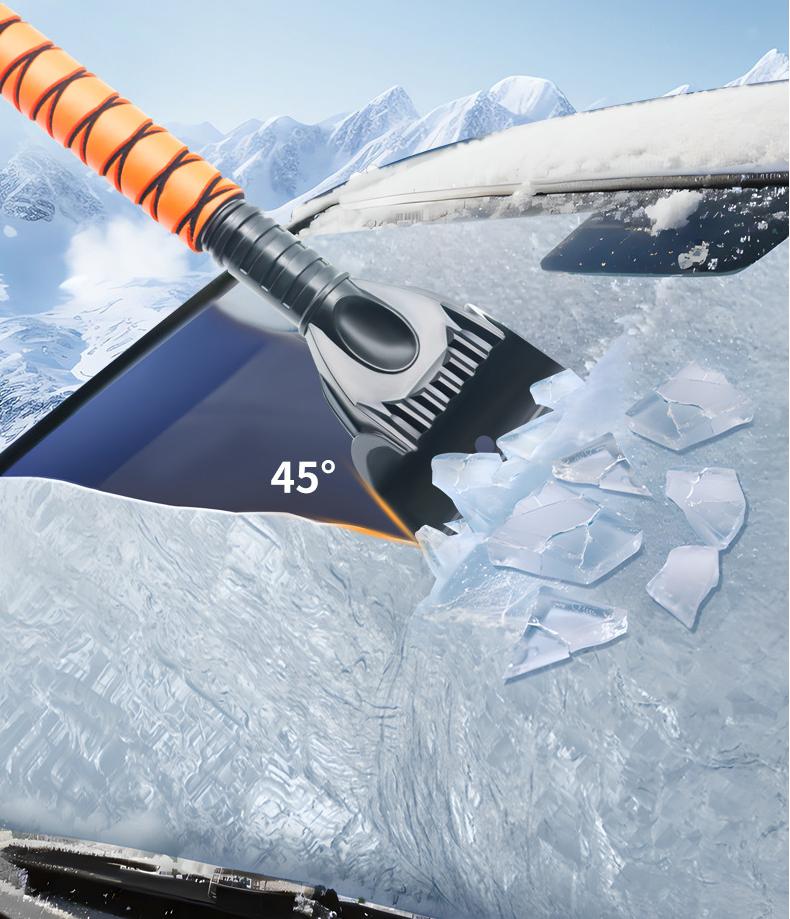 Last Day 49% OFF: Heavy-Duty Extendable Snow Brush & Ice Scraper ❄️