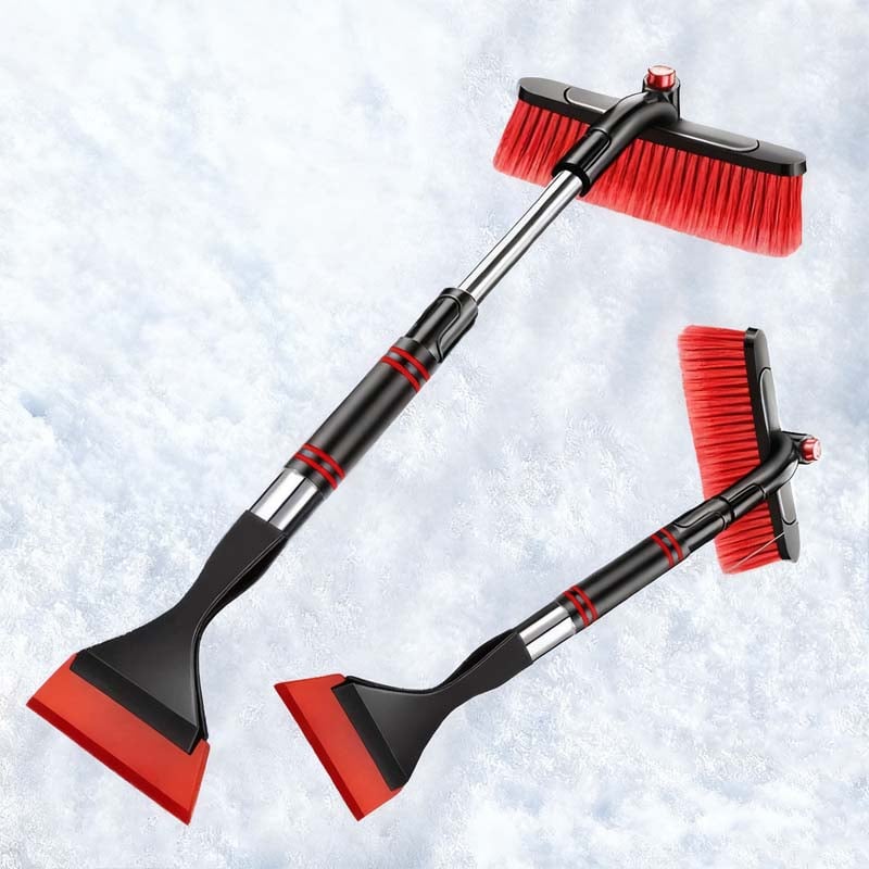 Last Day 49% OFF: Heavy-Duty Extendable Snow Brush & Ice Scraper ❄️
