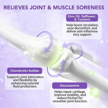 Seurico™ Joint Pain Gel Purple Gel - Soothing Pain Massage Gel 100ml