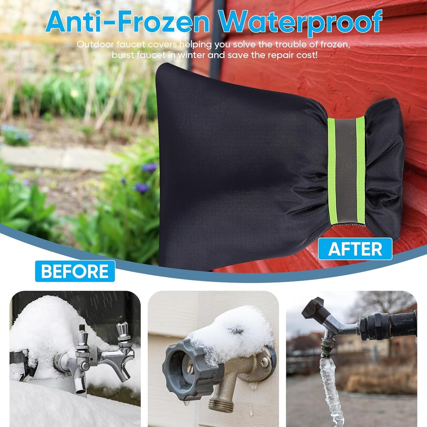 Winter Outdoor Faucet Covers | Ultimate Freeze & Frost Protection ❄️🛡️