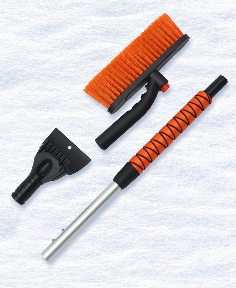 Last Day 49% OFF: Heavy-Duty Extendable Snow Brush & Ice Scraper ❄️