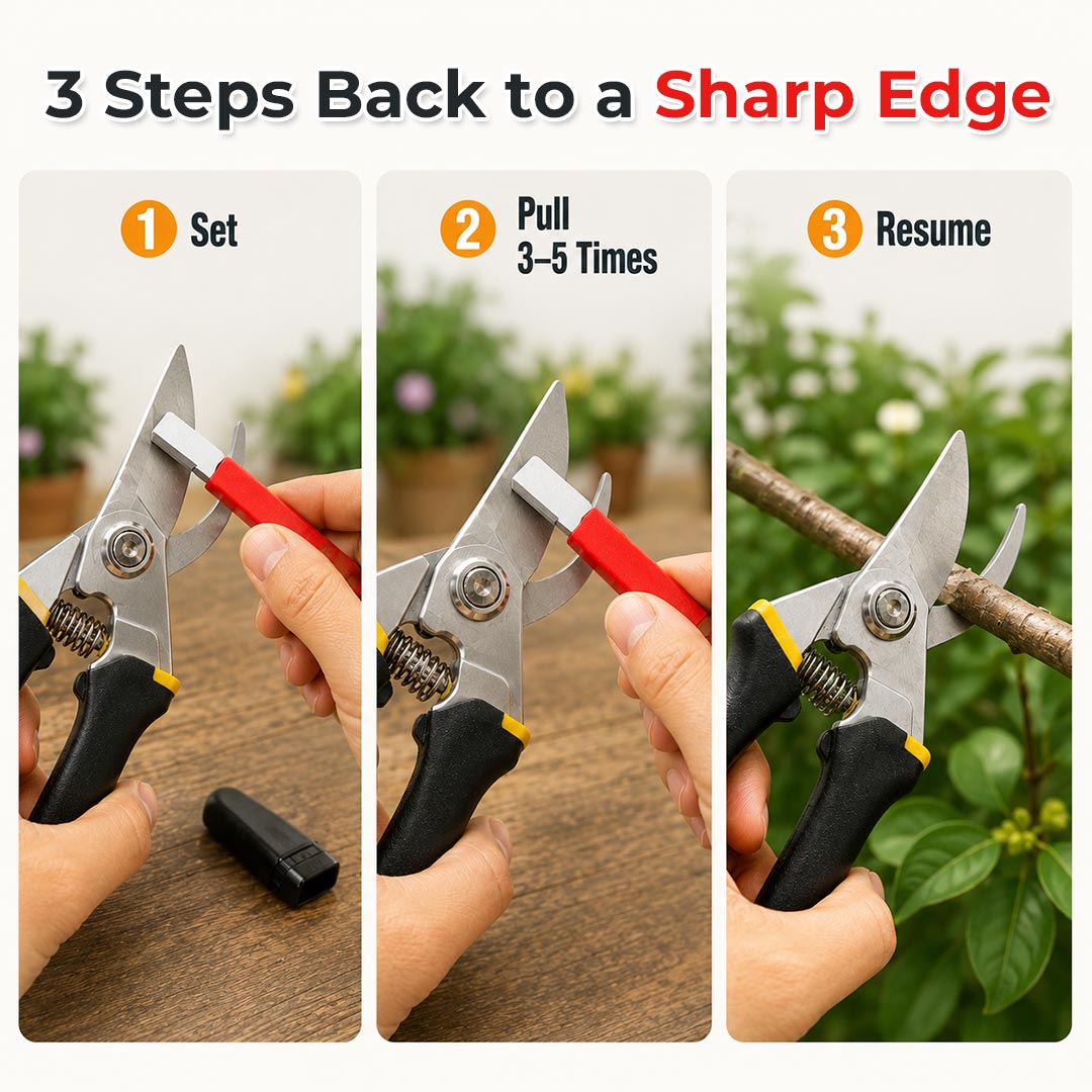 🔥 LAST DAY: BUY 2, GET 1 FREE — Pocket Carbide Sharpener