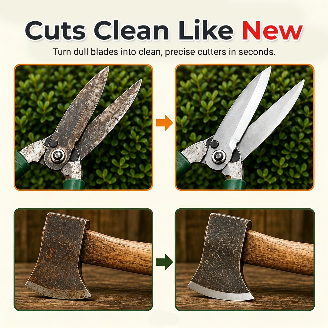 🔥 LAST DAY: BUY 2, GET 1 FREE — Pocket Carbide Sharpener