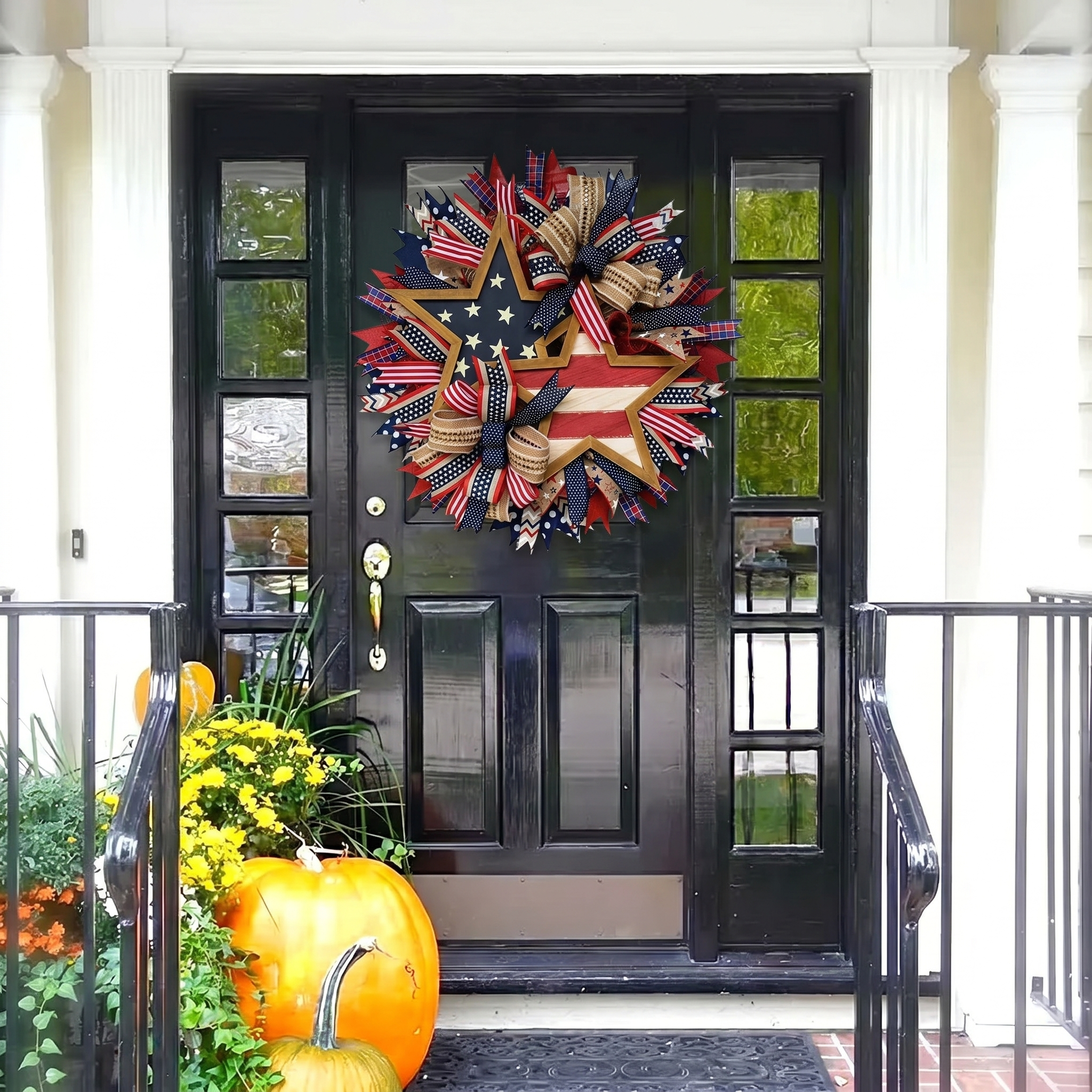 🇺🇸 Sentinels of Honor: 250th Anniversary Hand-Tied Wreath (50% OFF)