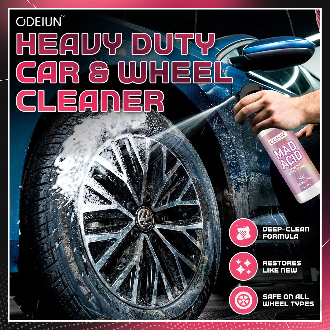 ✨ ODEIUN™ Heavy Duty Car & Wheel Cleaner — Rust • Water Spots • Grime — Gone in Seconds