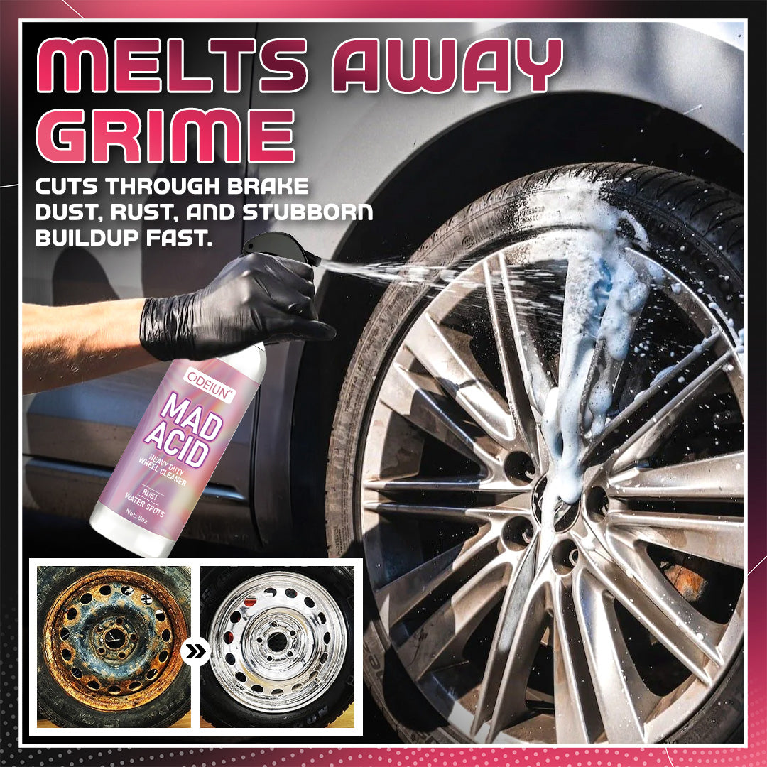 ✨ ODEIUN™ Heavy Duty Car & Wheel Cleaner — Rust • Water Spots • Grime — Gone in Seconds