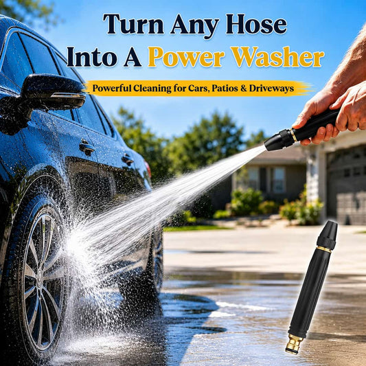 High Pressure Hose Spray Gun – Powerful Jet Cleaner for Car, Patio & Home Use
