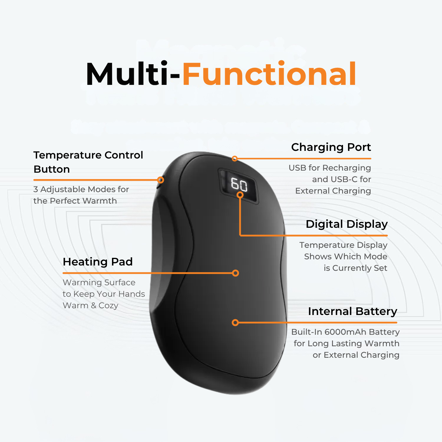 ✨Premium Rechargeable Thermal Hand Warmer