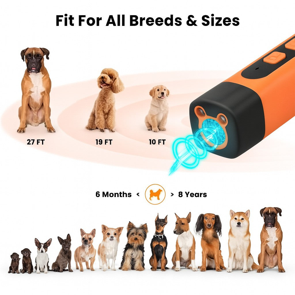 ODEIUN™ Ultrasonic Anti Barking Device|Effective, humane, and easy to use — peace is just a click away! 🌟🐶