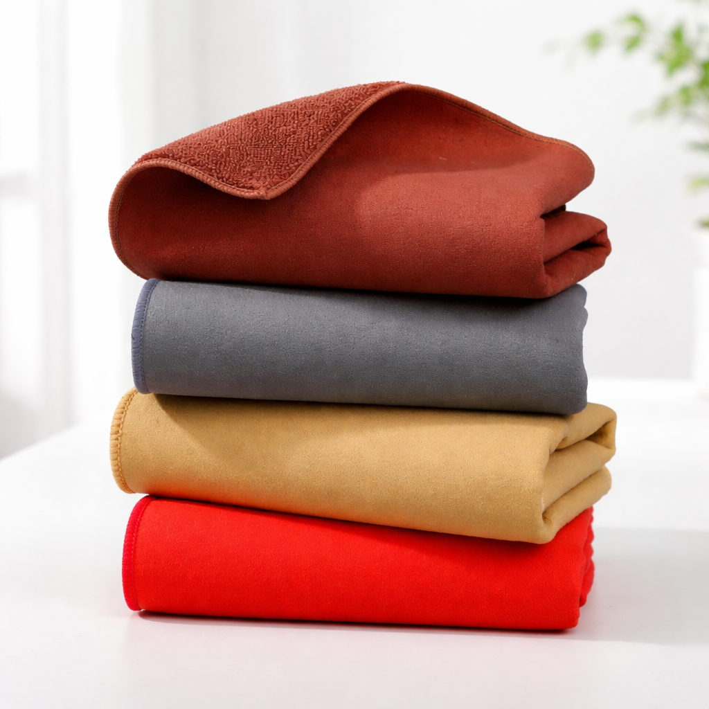 Double-Sided Microfiber Car Wash Towel – Thick, Super Absorbent Cleaning Cloth