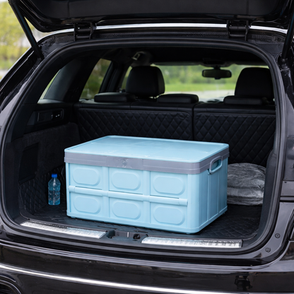 Car Trunk Organizer Storage Box for Rear Cargo