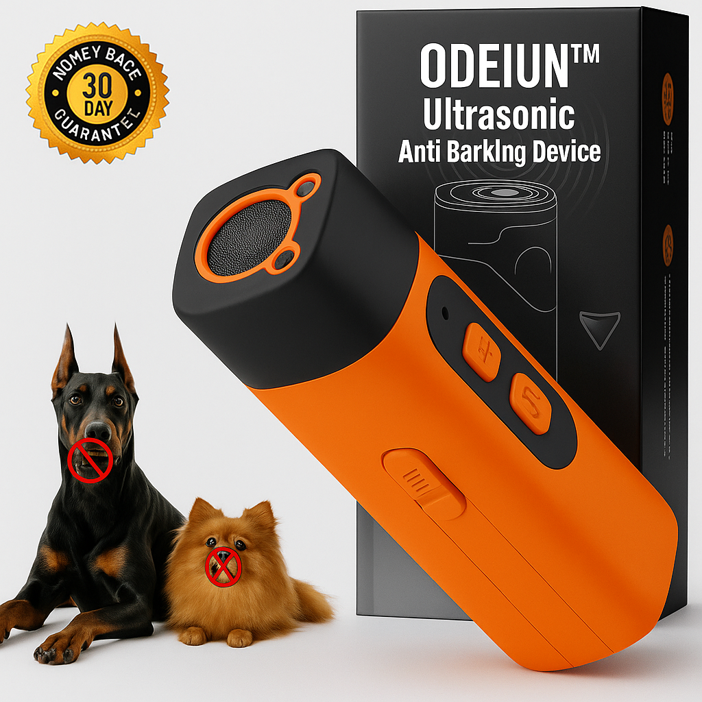 ODEIUN™ Ultrasonic Anti Barking Device|Effective, humane, and easy to use — peace is just a click away! 🌟🐶