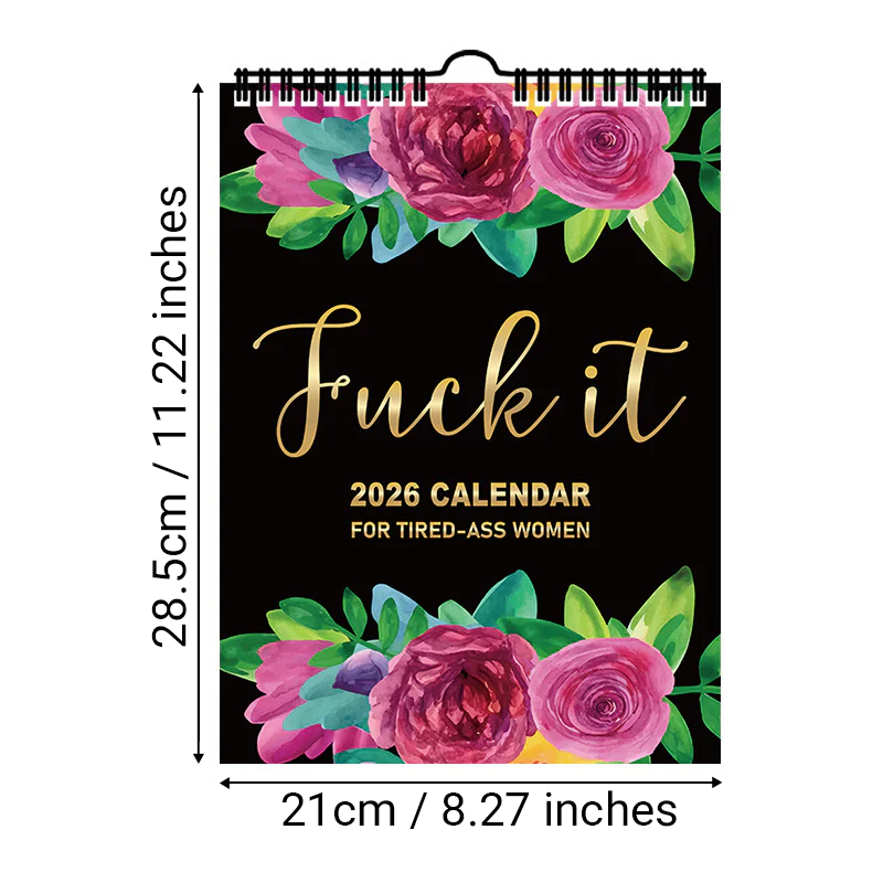 The 2026 Fuck It Again™ Wall Calendar