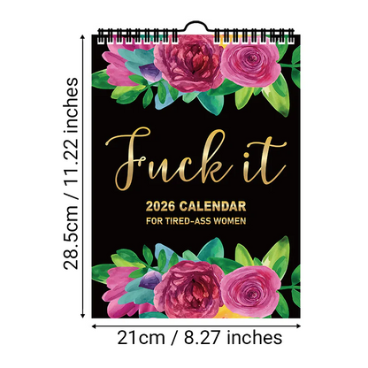 The 2026 Fuck It Again™ Wall Calendar