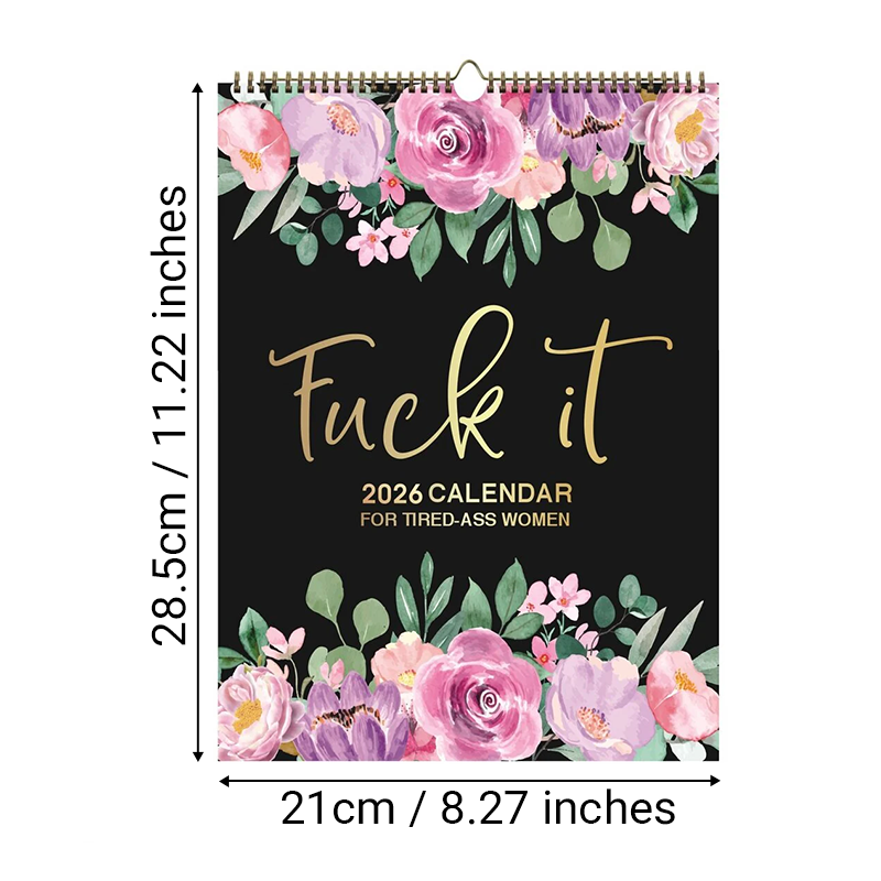 The 2026 Fuck It Again™ Wall Calendar