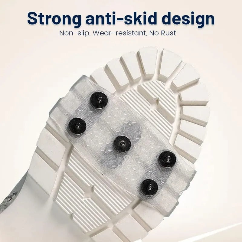 Manganese Steel Anti-Slip Ice Cleats 🧊 – Heavy-Duty Grip for Winter Safety 🛡️