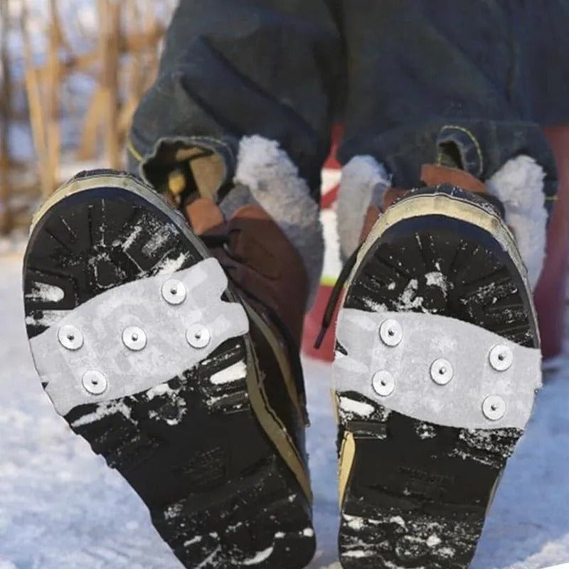 Manganese Steel Anti-Slip Ice Cleats 🧊 – Heavy-Duty Grip for Winter Safety 🛡️