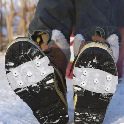 Manganese Steel Anti-Slip Ice Cleats 🧊 – Heavy-Duty Grip for Winter Safety 🛡️