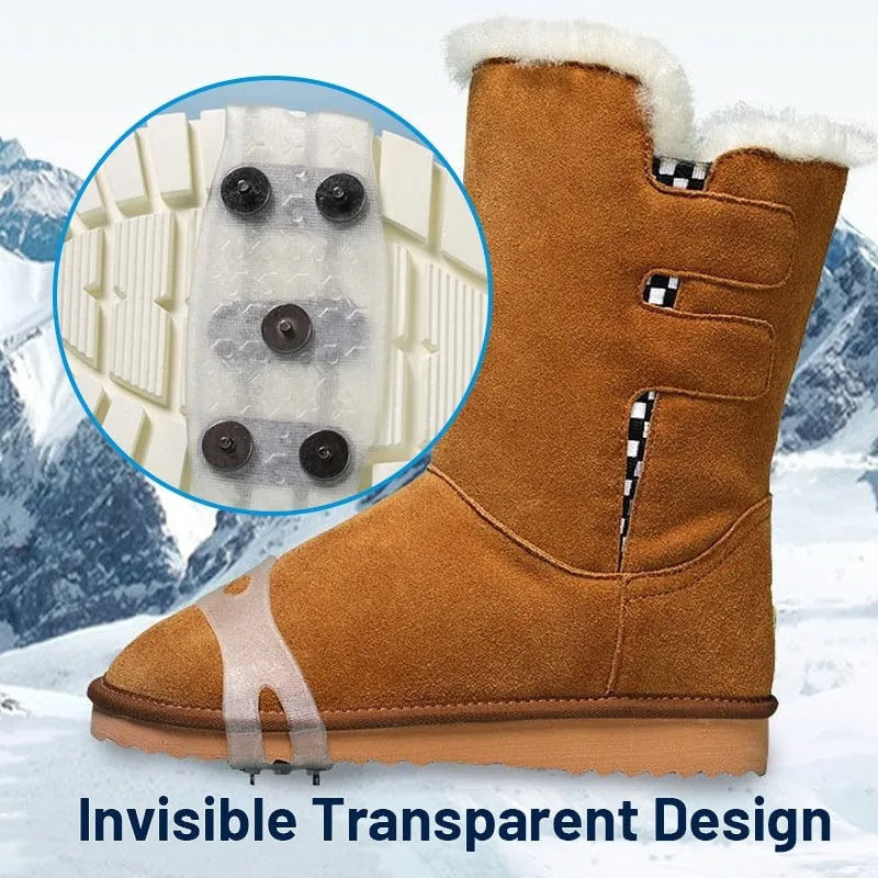Manganese Steel Anti-Slip Ice Cleats 🧊 – Heavy-Duty Grip for Winter Safety 🛡️