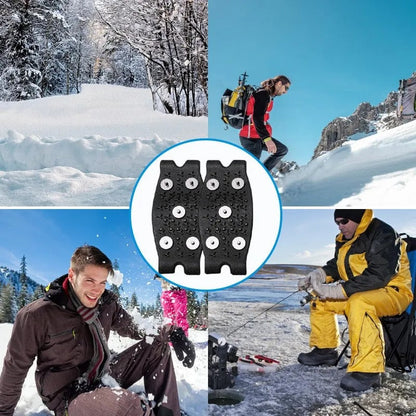 Manganese Steel Anti-Slip Ice Cleats 🧊 – Heavy-Duty Grip for Winter Safety 🛡️