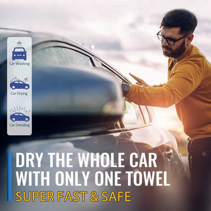 Car Drying Towel – 💦 Quick Dry, Lint-Free, and Super Absorbent!