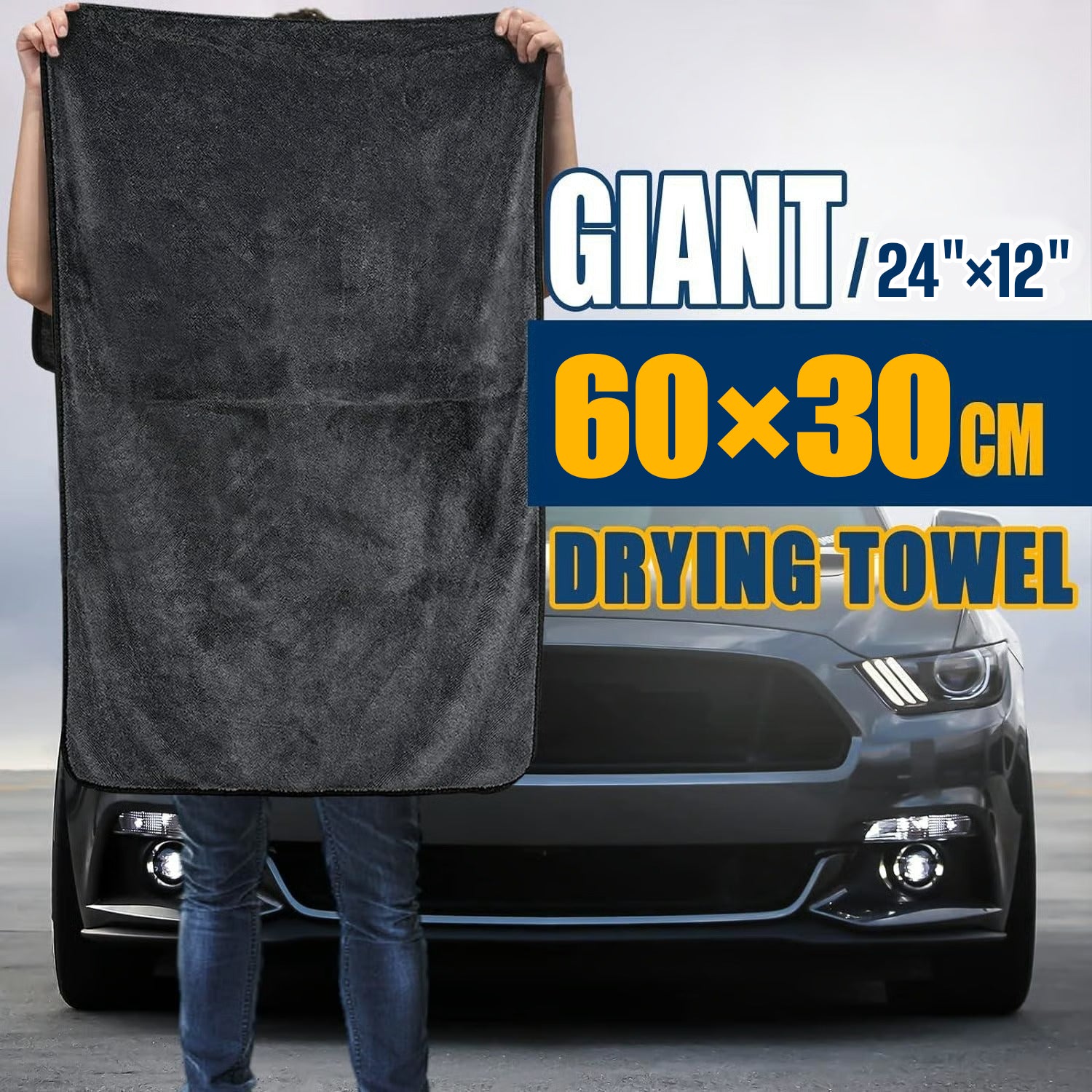 Car Drying Towel – 💦 Quick Dry, Lint-Free, and Super Absorbent!