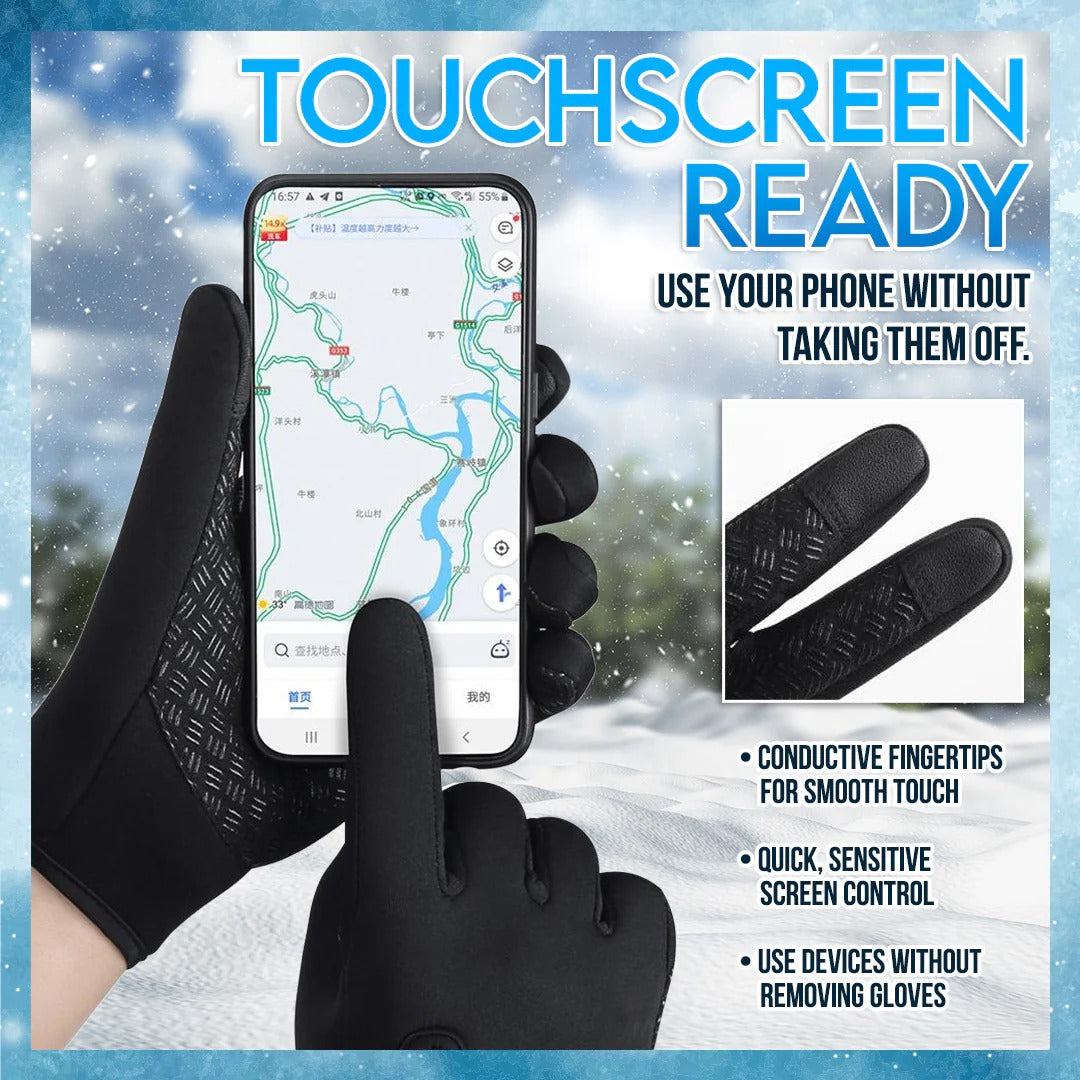 Last Day Buy 1 Pair, Windproof Winter Gloves Touchscreen Gloves Thermal Warm Gloves for Men and Women