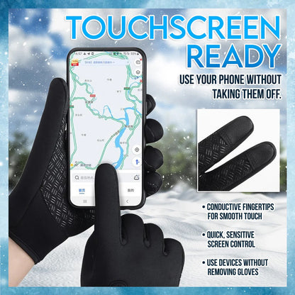 Last Day Buy 1 Pair, Windproof Winter Gloves Touchscreen Gloves Thermal Warm Gloves for Men and Women