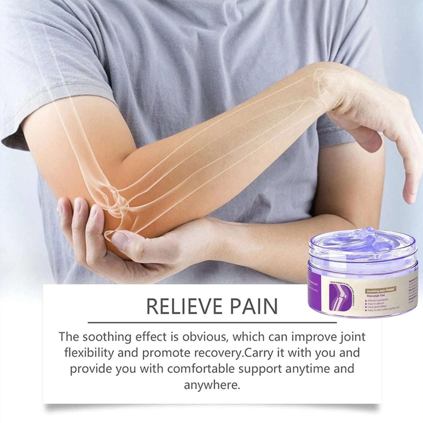 Seurico™ Joint Pain Gel Purple Gel - Soothing Pain Massage Gel 100ml